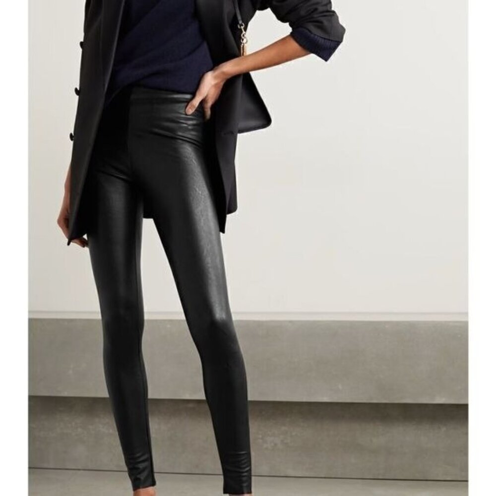 Commando Control High Waist Faux Leather Leggings